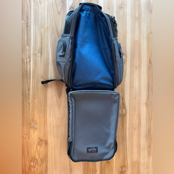 Tumi Nylon Ballistic Backpack with TPass in Grey - Picture 8 of 9